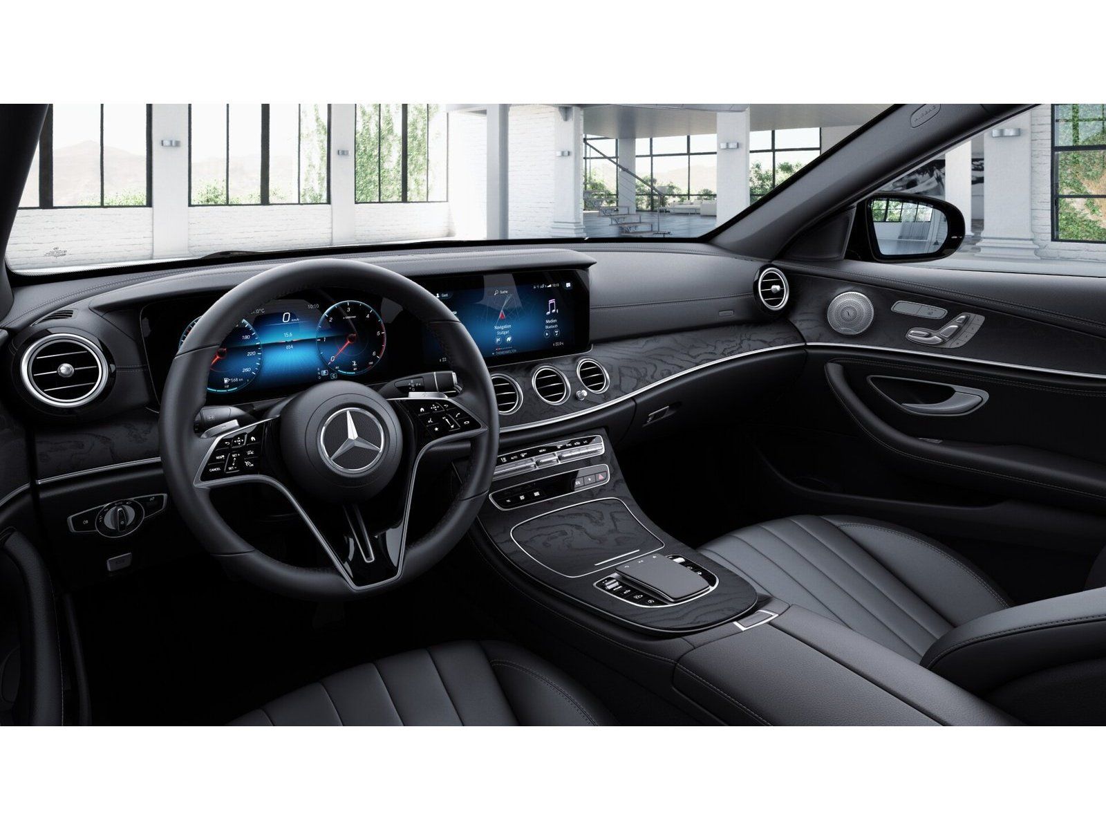 Fahrzeugabbildung Mercedes-Benz E400d 4M AMG Massage ABC KeyGo GSD 20"DISTRO AHK