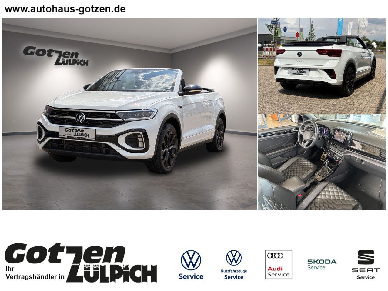 Fahrzeugabbildung Volkswagen T-Roc Cabriolet 1.5 TSI R-Line Navi Leder LED