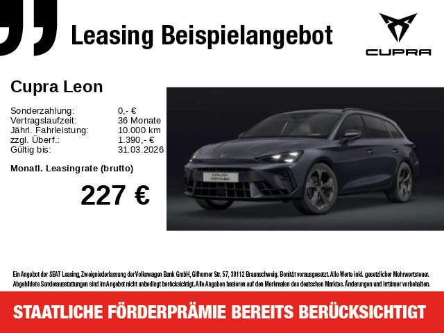 Cupra Leon ST 1.5 e-HYBRID DSG *SENNHEISER*R-CAM*SHZ*