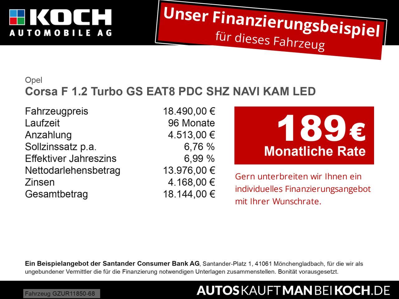 Opel Corsa F 1.2 Turbo GS EAT8 PDC SHZ NAVI KAM LED imagem 2