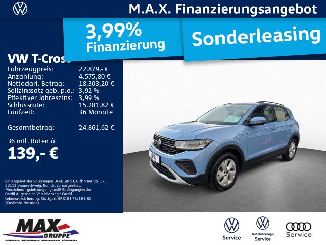 T-Cross 1.0 TSI LIFE +LED+NAVI+IQ.DRIVE+ACC+ALU+