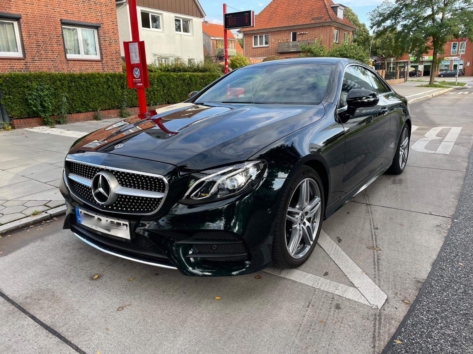 Mercedes-Benz E 220 d Coupe AMG*Scheckheft MB*Smaragdgrün*Top
