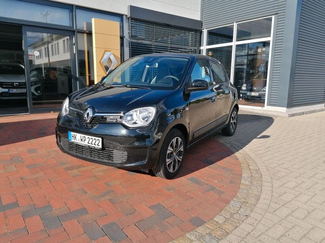 Ein Renault Twingo der zum Leasing angeboten wird.