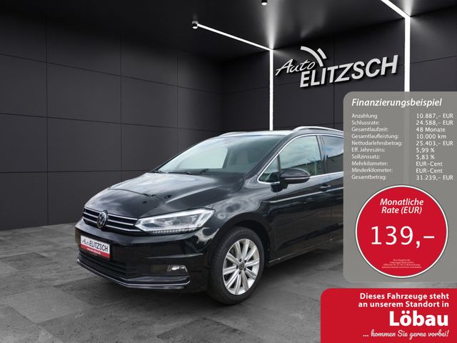 Volkswagen Touran TDI Highline DSG LED AHK Navi ACC RFK 7S