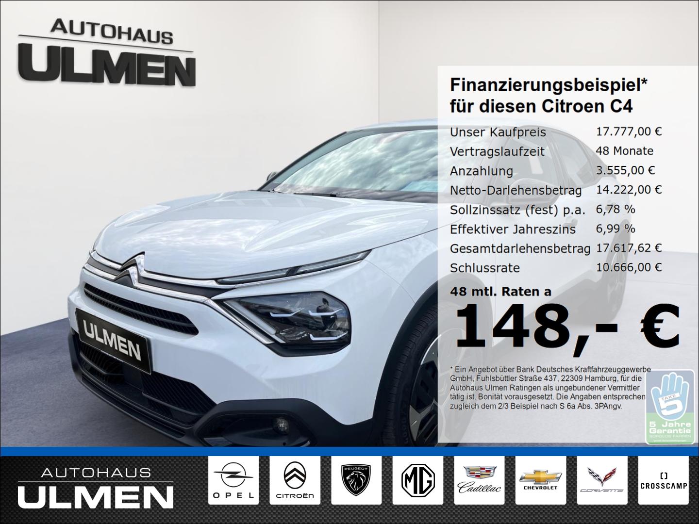 Citroën C4 Feel 130 Automatik Klimaauto.+SHZ PDC Tempoma