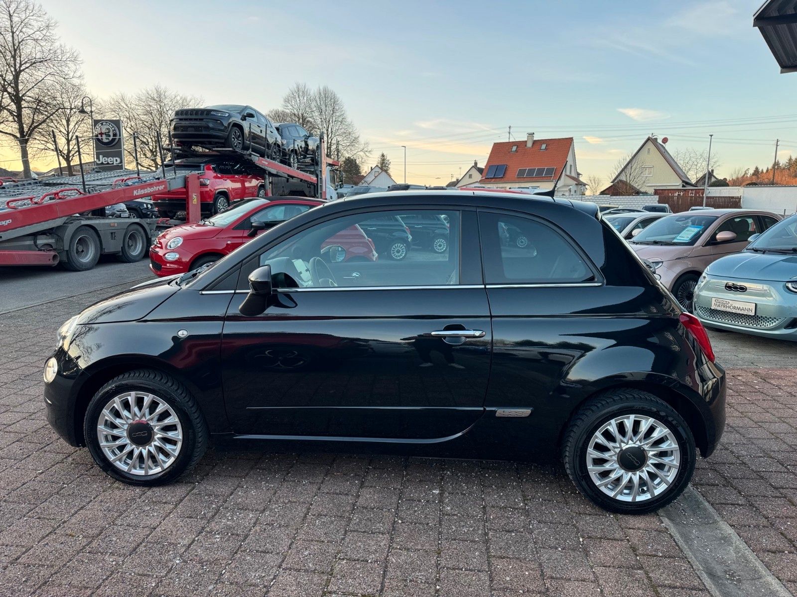 Fahrzeugabbildung Fiat 500 Lounge Touchscreen USB Klima Glasdach