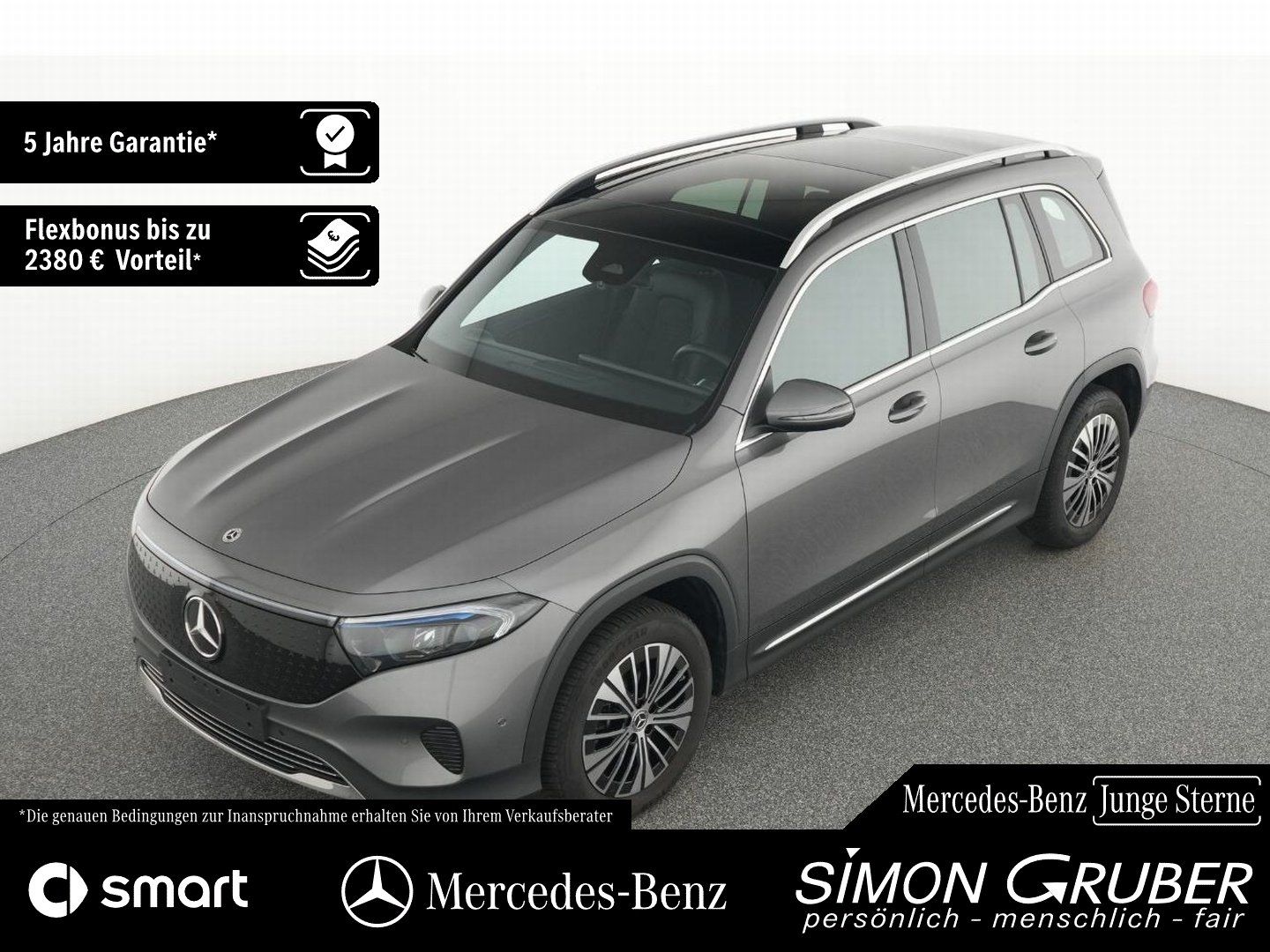 Fahrzeugabbildung Mercedes-Benz EQB 250+ Progressive Adv. Pano Kamera Amb 7Sitze