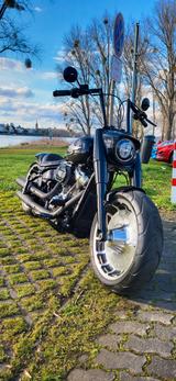 Harley-Davidson Fat Boy 114 5HD1 Custom Bike Bad Black  - CHOPPER BIKE