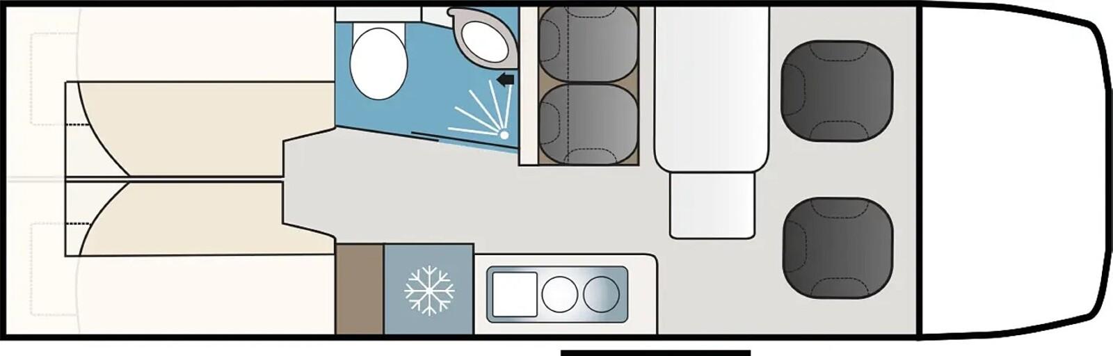 Kabe Travel Master VAN 690 LB Lithium AHK LED Markise