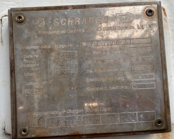 Chemie BDF Aufsetztank Kombi Tank  L4BN - L4DH