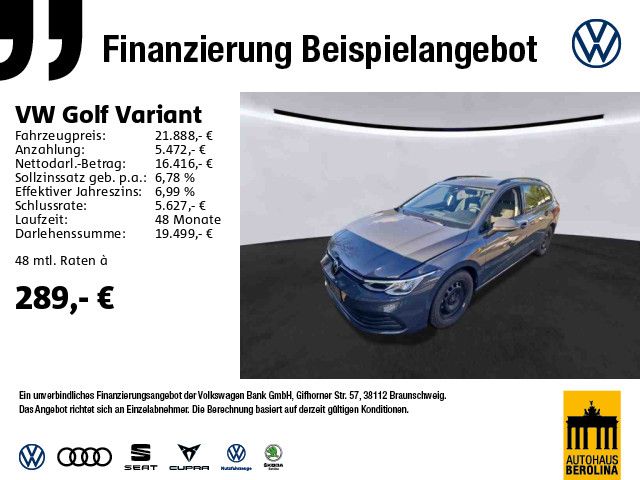 VW Golf VIII Variant 1.0 eTSI Life DSG *AHK*R-CAM*