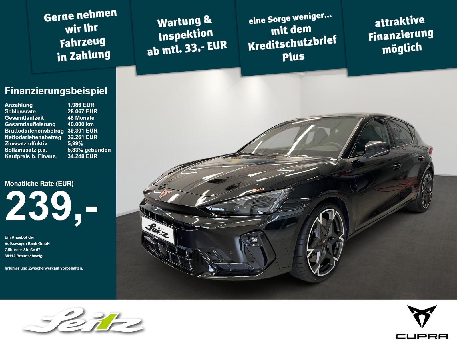 Cupra Leon VZ 2.0 TSI DSG VZ *PANO*SENNHEISER*KAMERA*