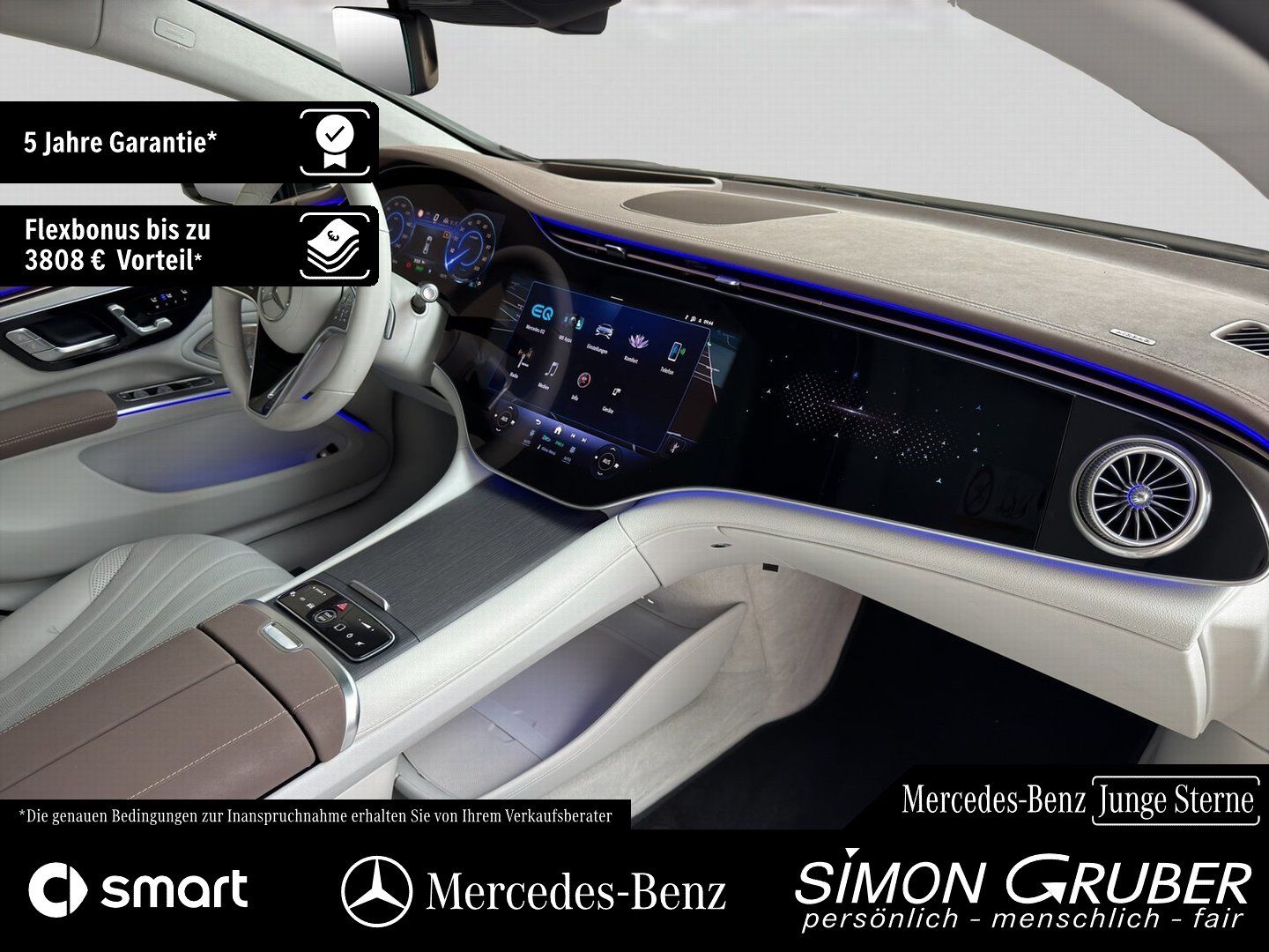 Fahrzeugabbildung Mercedes-Benz EQS 450+ AMG Pano Hyper HUD HAL Massage Sitzklim