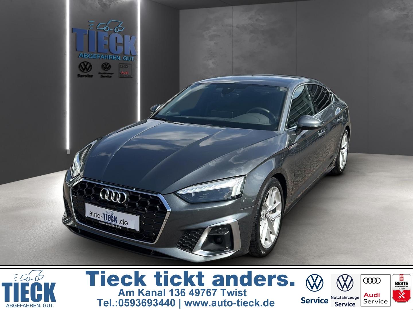 Audi A5 Sportback 40 TFSI S line Matrix AHK Navi ACC 