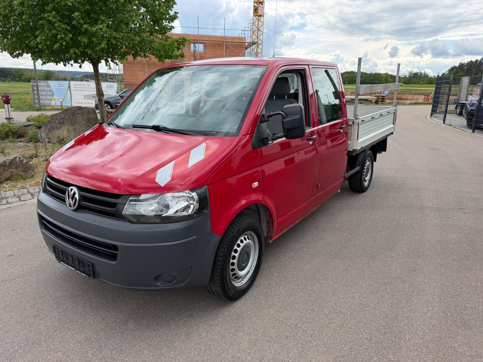Volkswagen T5 Pritsche Doppelkabine 4M *Klima*AHK*1.Hand*