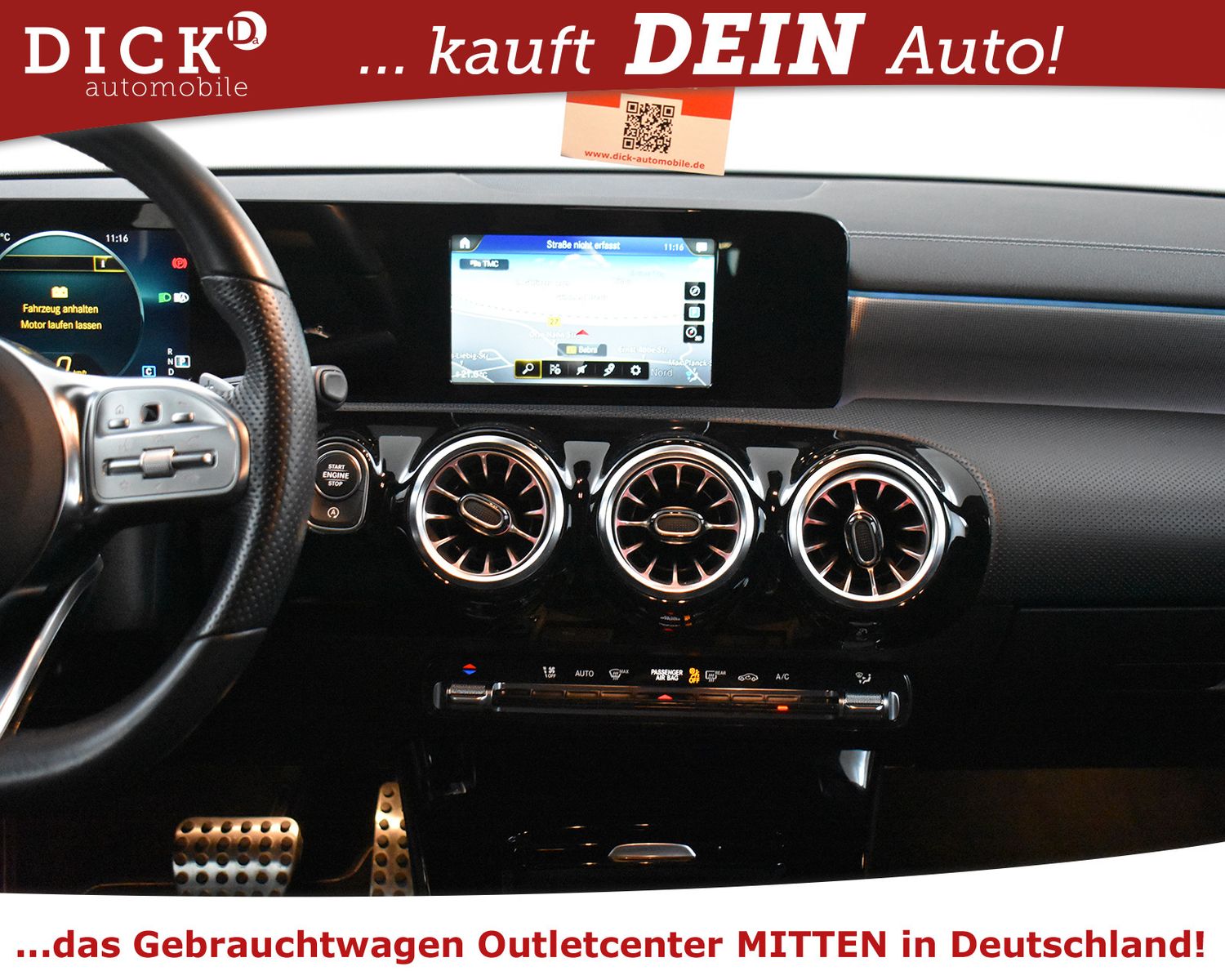 MERCEDES-BENZ CLA SB 220d Edit 2020 AMG Line NIGHT+BURMES+19"+ - Image 12