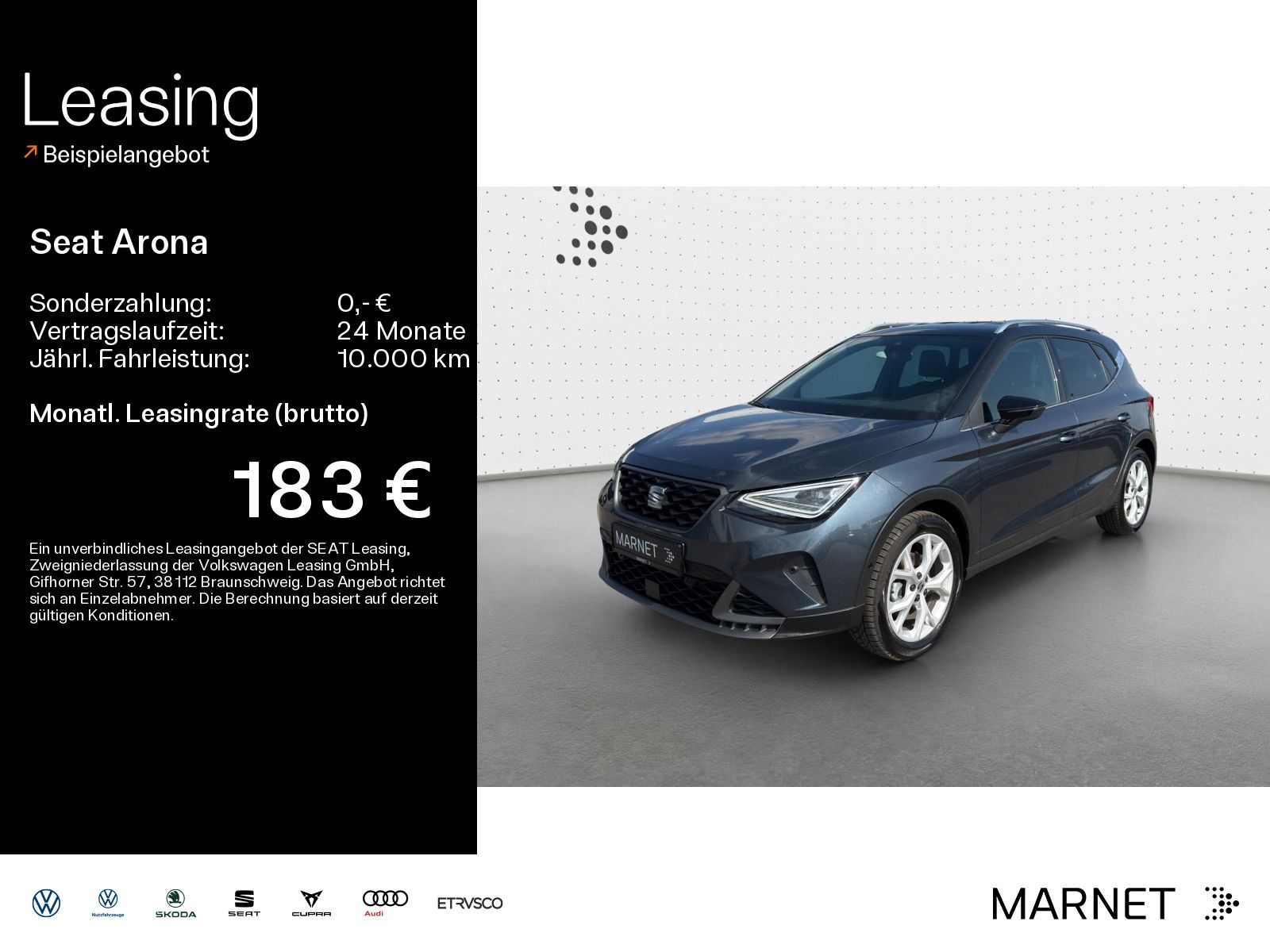 Seat Arona 1.5 TSI FR DSG *Navi*AHK*Voll-LED*Keyless*