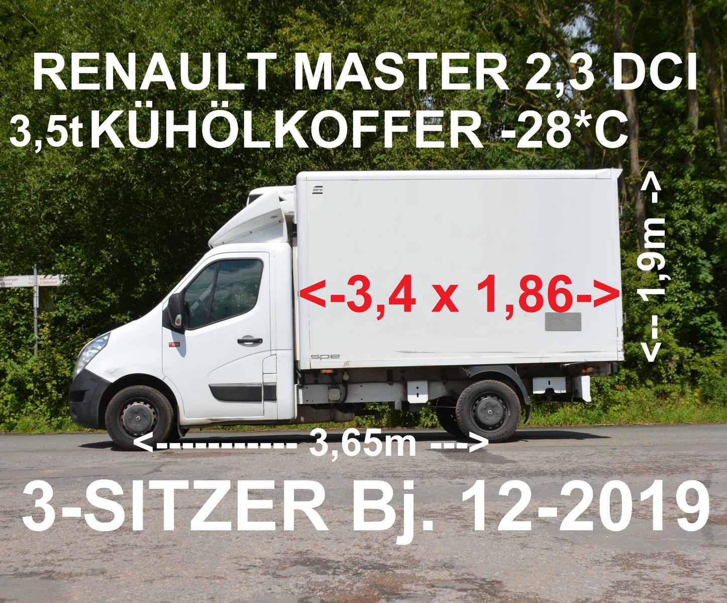 Renault MASTER MAXI 2,3 DCI 170 CARRIER -28* KLIMA