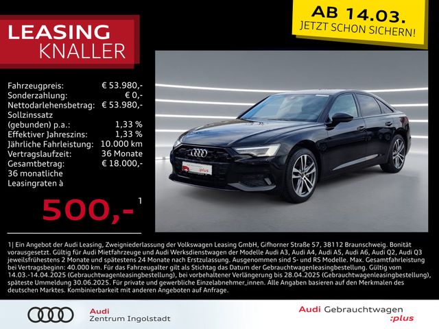 Audi A6 Limousine 45 TFSI qu MATRIX ACC HuD Advanced