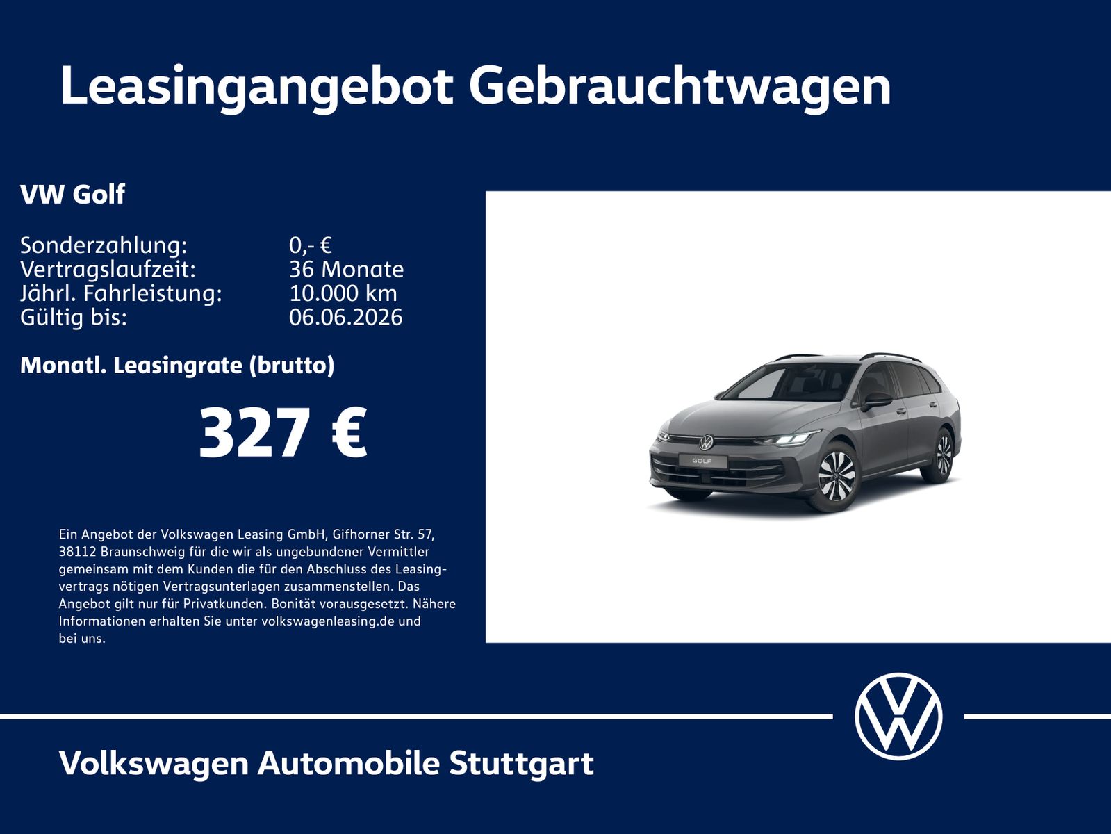 Volkswagen Golf 8 Variant GOAL 1.5 TSI DSG Navi AHK