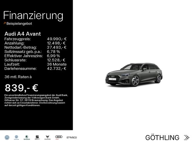 Audi A4 Avant 45 TFSI qu 2x S line S tro*Pano*LED*Vir