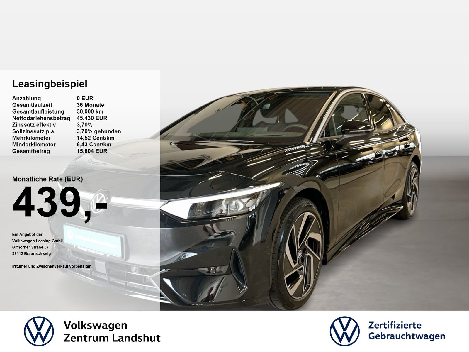 Volkswagen ID.7 Pro electric Automatik 360 ACC AHK AUT HUD