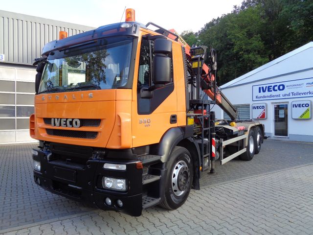 Iveco AD260S33Y/PS Abrollkipper Ladekran