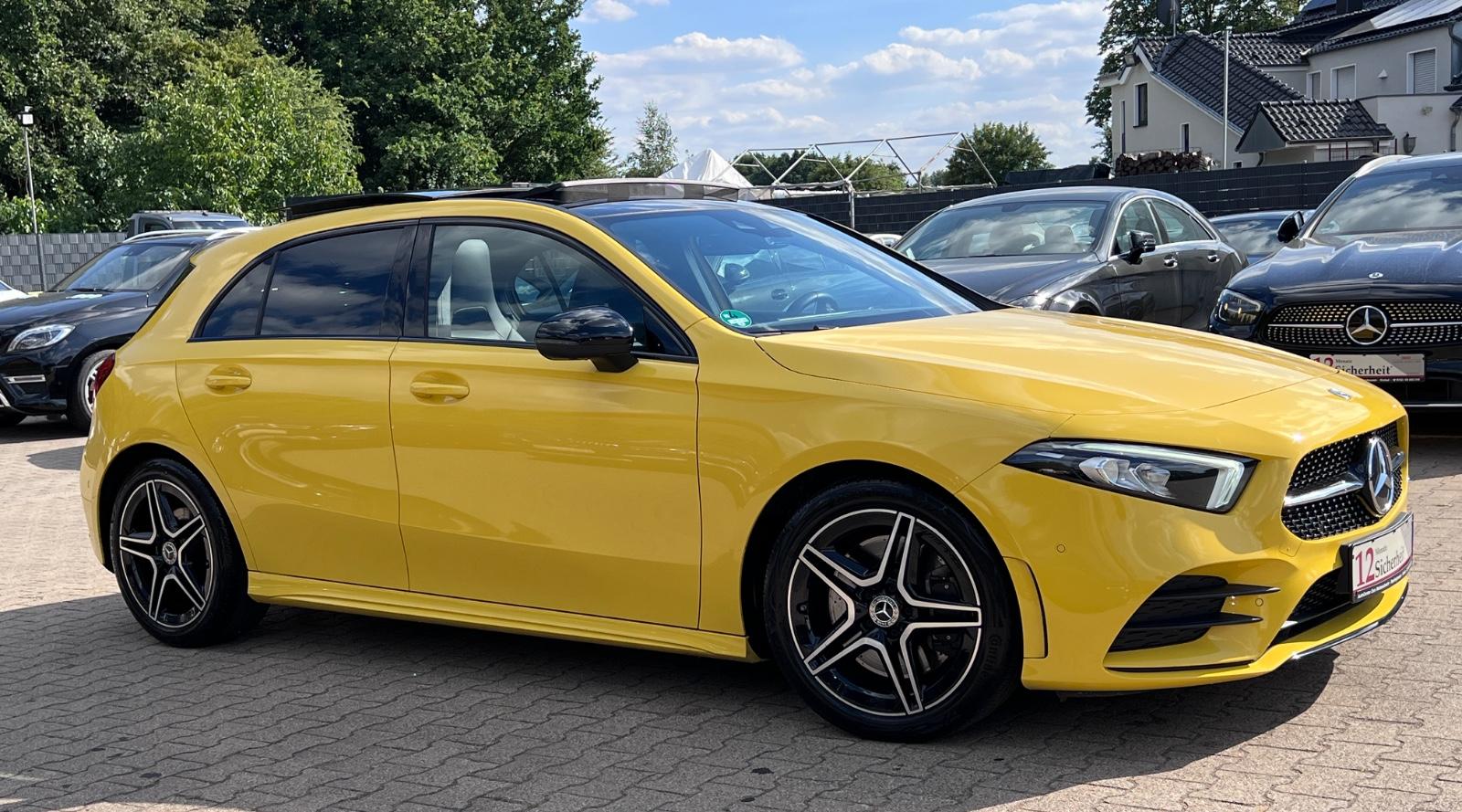 Mercedes-Benz A250 AMG LINE 7G-DCT-PANODACH-LEDER-360°CAM-SPUR