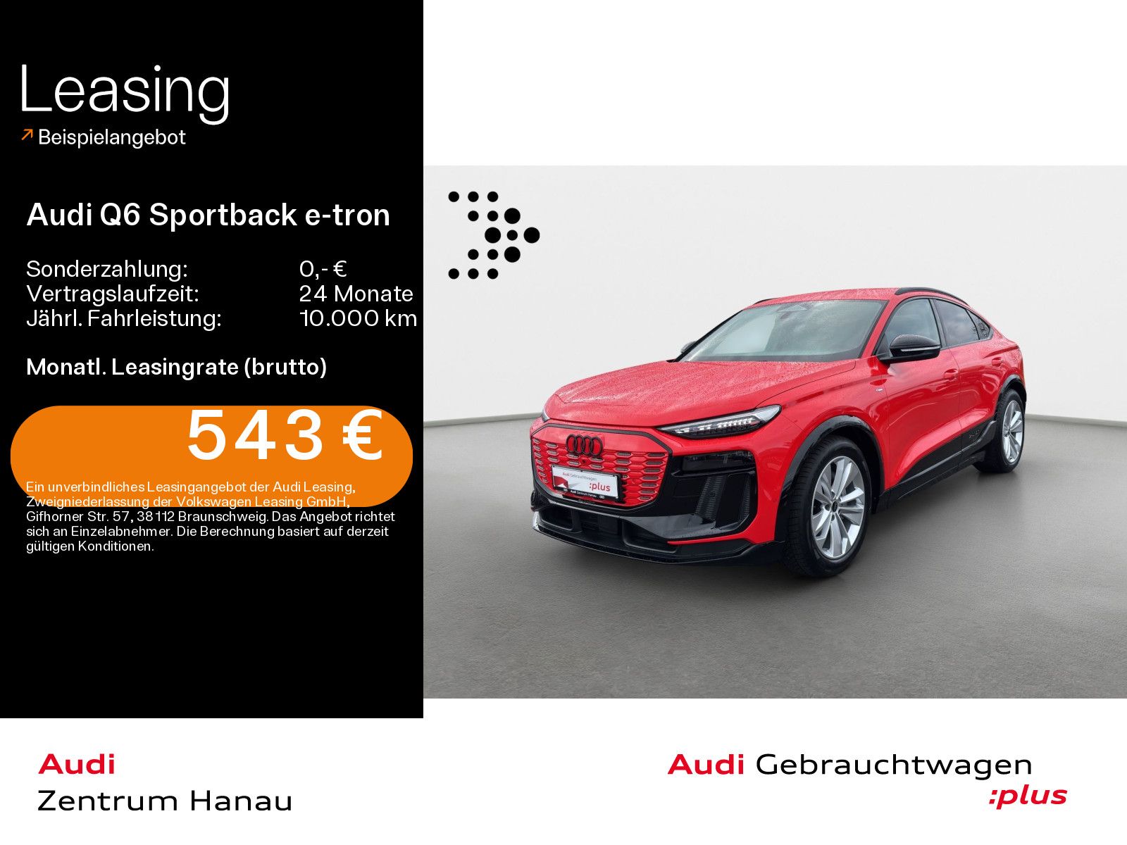 Audi Q6 Sportback e-tron S-LINE*0,25%*MATRIX*HUD*LUFT