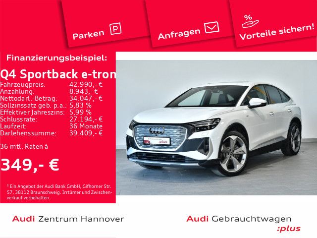 Audi Q4 Sportback e-tron S line 40 Matrix Pano SONOS