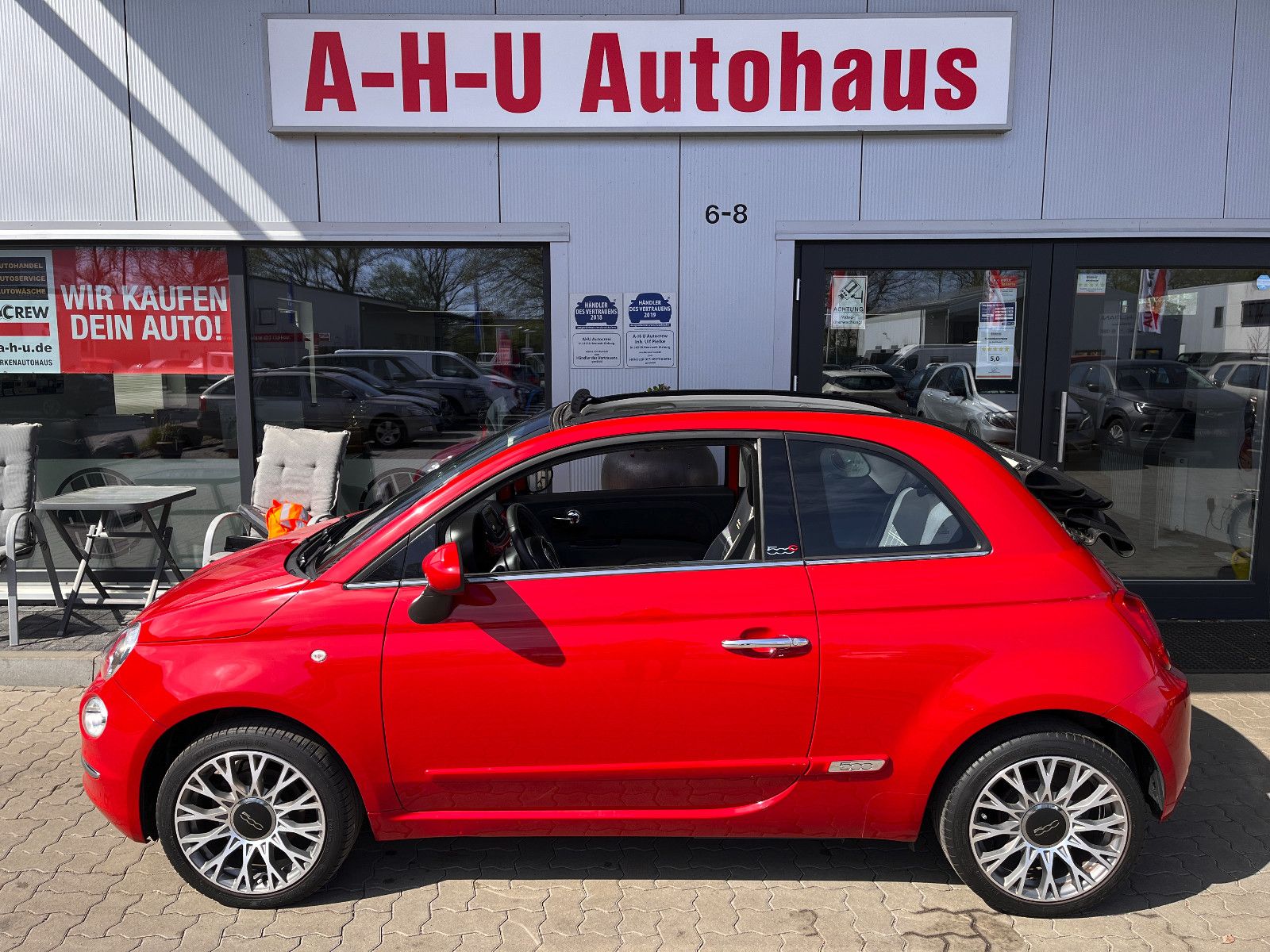 Fahrzeugabbildung Fiat 500C Cabrio  Lounge