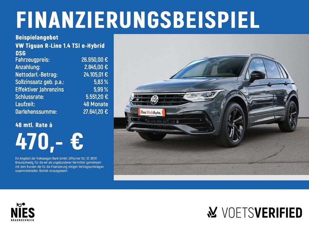 Tiguan R-Line 1.4 TSI e-Hybrid DSG MATRIX-LED+Re