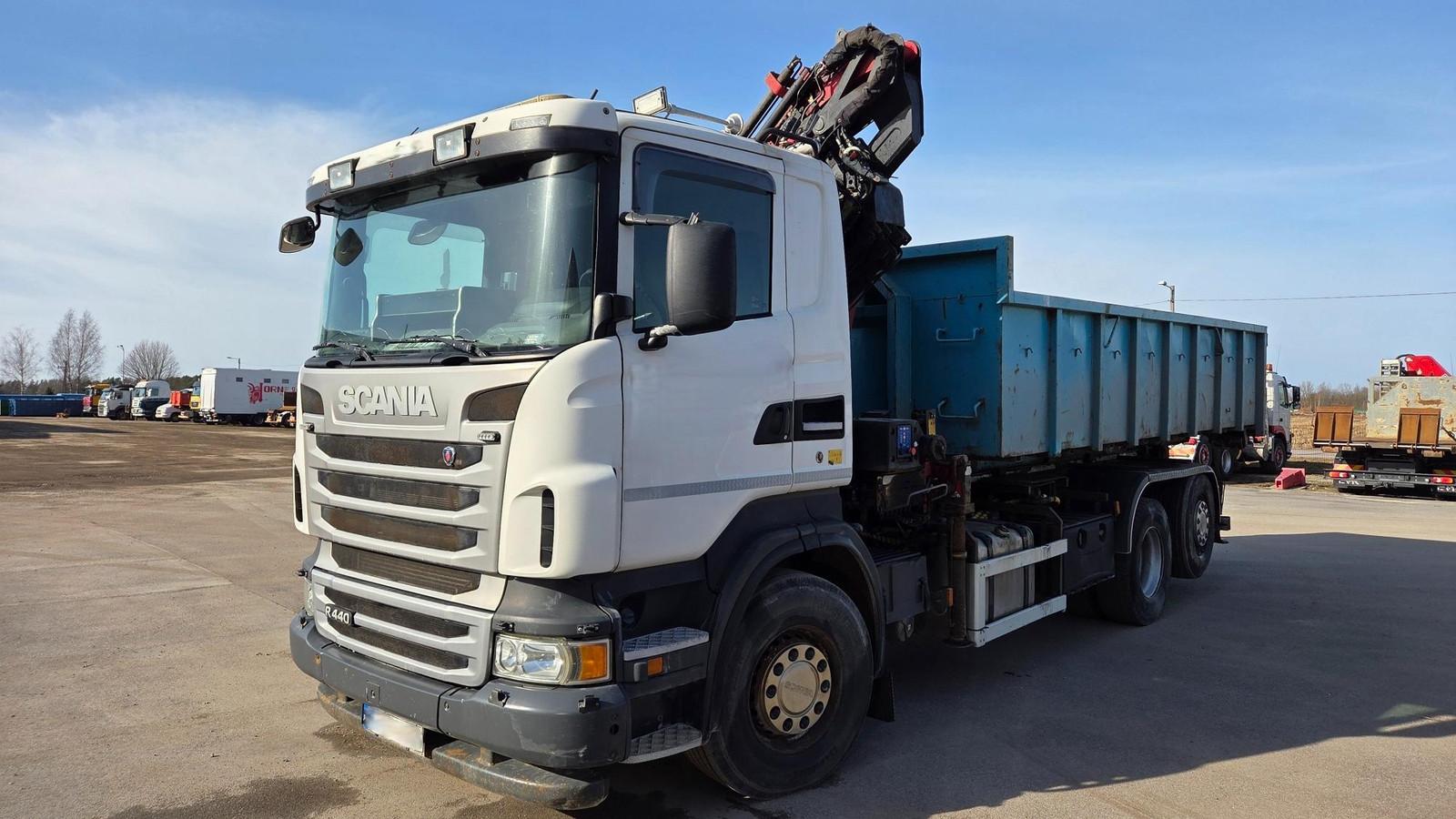 Scania R440 6X2*4 HMF 2420K4 + JIB FJ600-K3