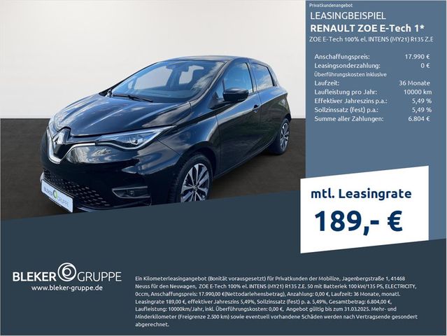 Renault ZOE Intens Z.E. 50 R135 Kaufbatterie