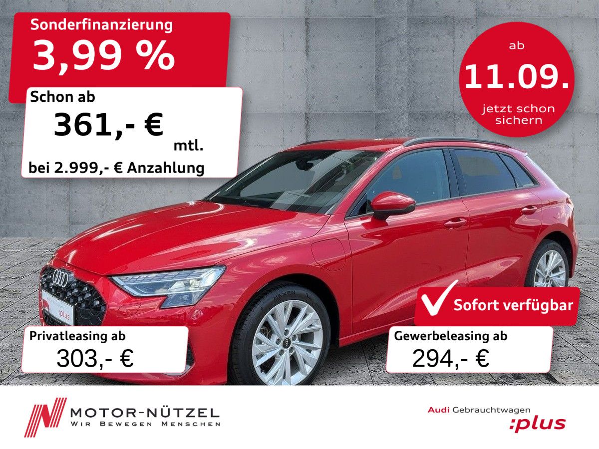 Audi A3 Sportback 40 TFSI e S-TR ADVANCED LED+NAV+AHK