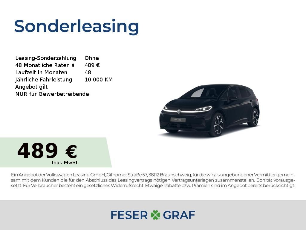 Volkswagen ID.3 Neo Style 231 PS 79 kWh 1-Gang-Automatik