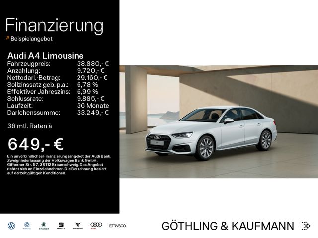 Audi A4 Limousine 40 TFSI qu Advanced S tro*LED*Virtu