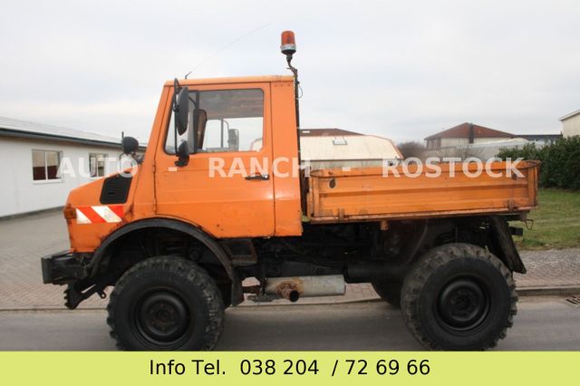 Unimog U1000 424 4X4 3seiten Kipper+Schiebeschild+Zafw