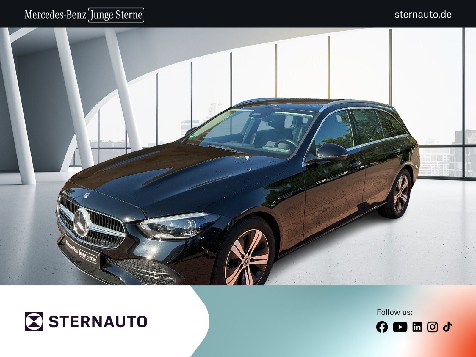 Mercedes-Benz C 200 T-Modell AVANTGARDE RüCam Pano Digital-Lig