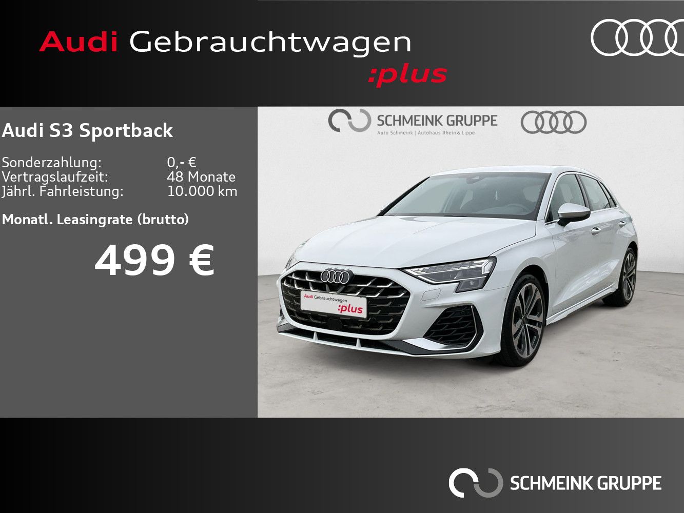 Audi S3 Sportback TFSI quattro S-line Leder Amb+ Navi