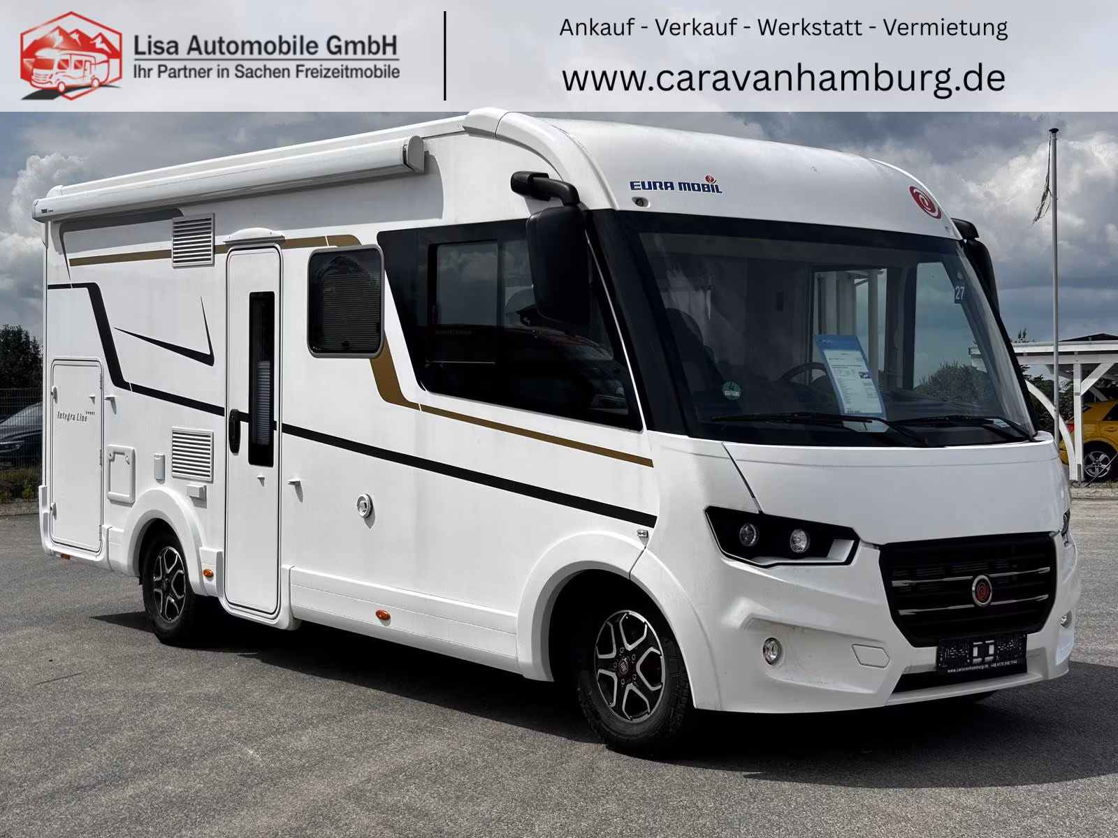 Eura Mobil Integra Line 695 LF Backofen Stützen Navi Kamera