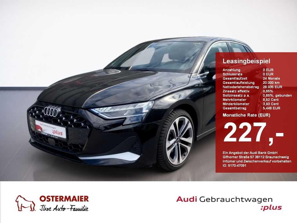 Audi A3 Sportback ADVANCED TDI S-TRONIC LED.KAMERA.VI