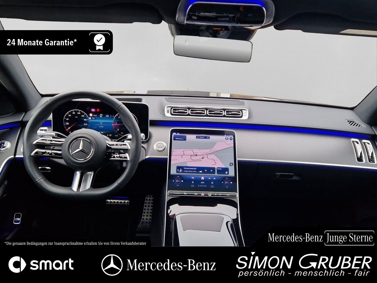 Fahrzeugabbildung Mercedes-Benz S 350 d 4MATIC AMG Pano HUD Burm Sitzklima