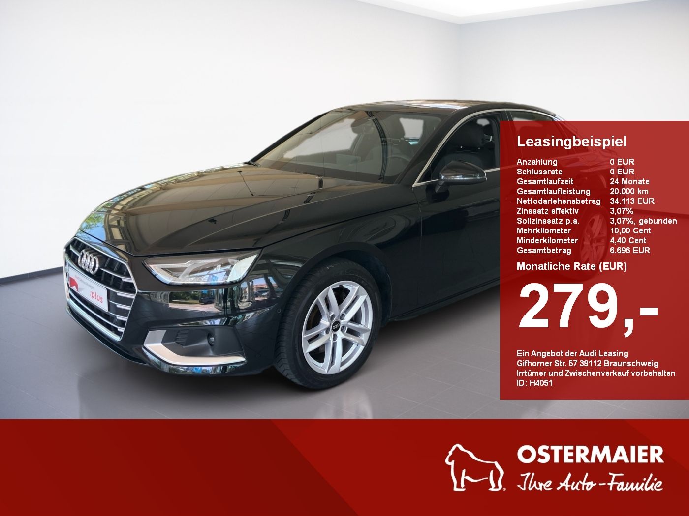 Audi A4 Limousine ADVANCED 35 TDI S-TRONIC NAVI.KAMER