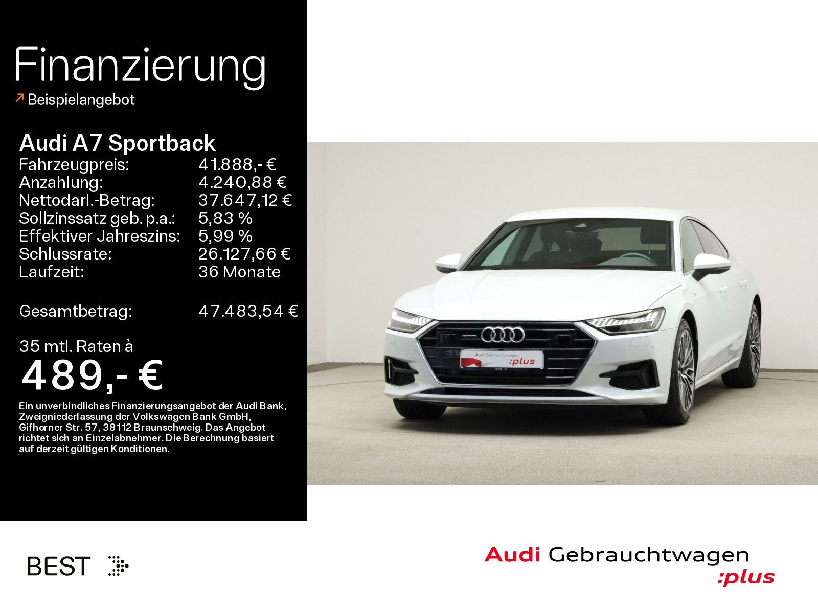 Audi A7 Sportback S line 50 TFSI e qu. Tour, Matrix