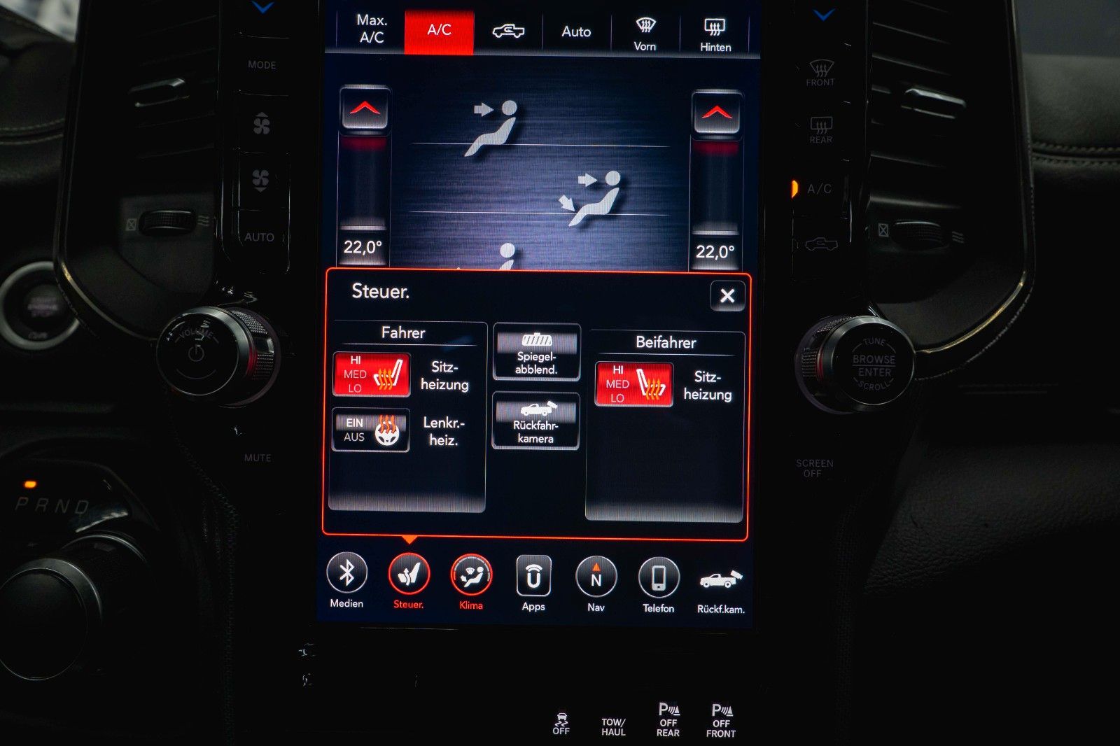 Fahrzeugabbildung Dodge RAM 5.7 V8 HEMI 4x4 OFFROAD Night-Paket LONGBED