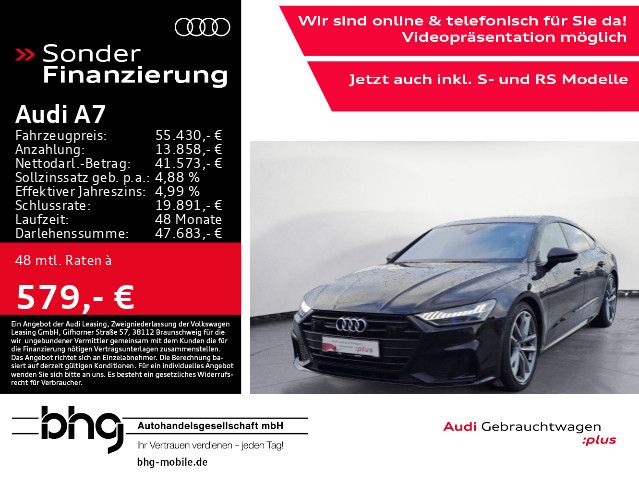 Audi A7 55 TFSIe quattro AHK Matrix HUD Pano B&O