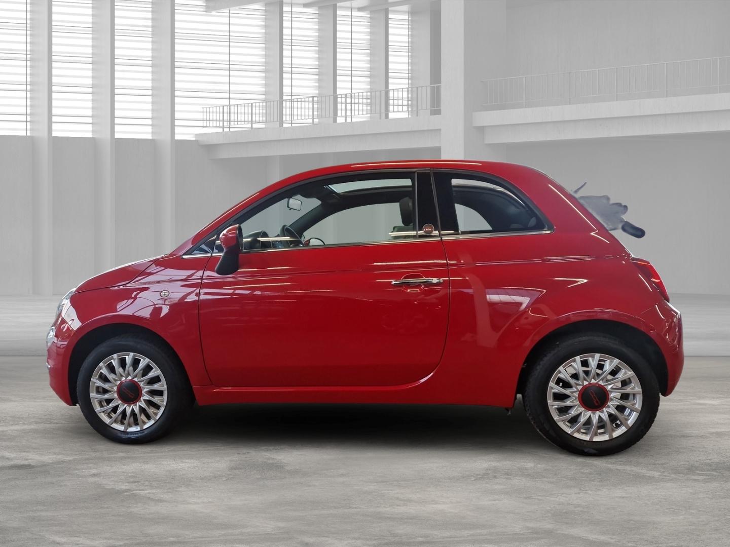 Fiat 500 Red Cabrio 1.0 Mild Hybrid Apple CarPlay And