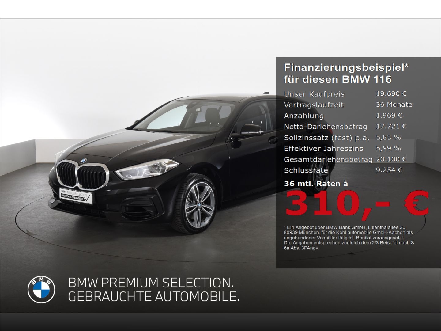 BMW 116 i Sport Line Lenkradheizung HiFi Komfortzuga