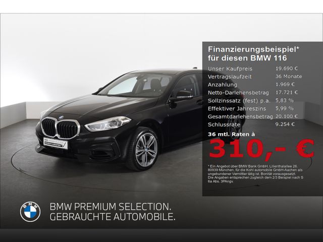 BMW 116 i Sport Line Lenkradheizung HiFi Komfortzuga